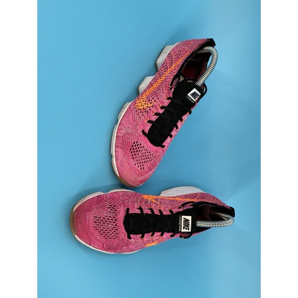 Nike Flyknit Zoom Fit Agility Pink Pow Women’s Size 8 Running Shoes 698616-602
